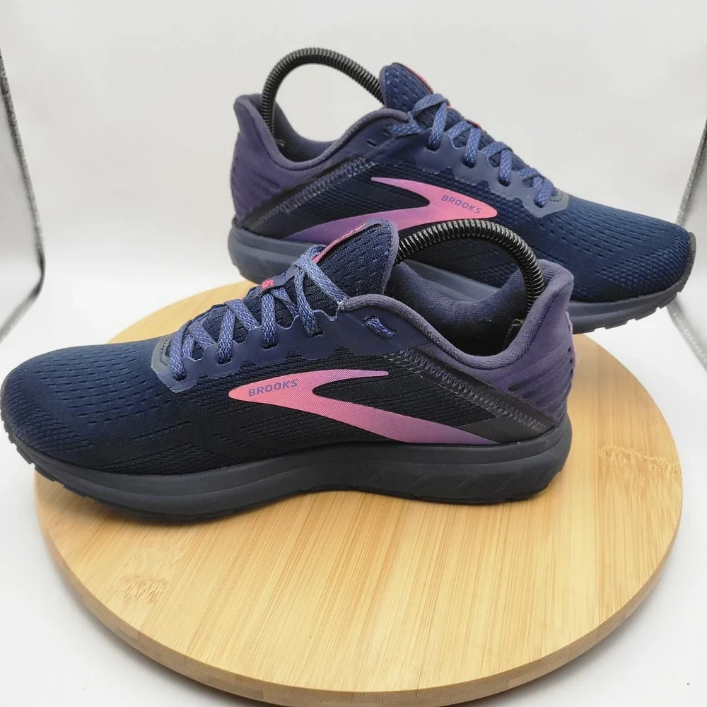 Brooks Anthem 5 Womens Running Shoes Navy Pink 1203651B436 Size 9